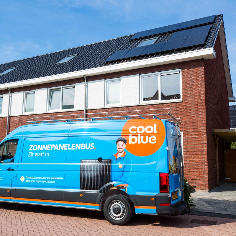 Bus Coolblue Zonnepanelen